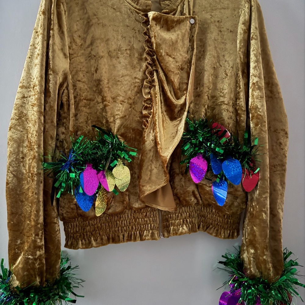 Cache Gold Velvet Jacket - Picture 5 of 5